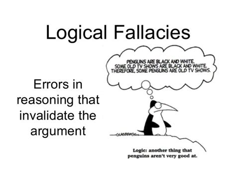Project for Mrs. . Logical fallacies quizlet ap lang